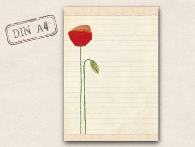 A4 Letter Paper Pad TikiOno | Heller Mohn