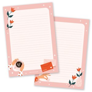 A5 Love Notepad - Double Sided