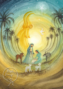 Postcard Bijdehansje | Nativity Story