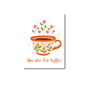 Postcard Craft Only Happy Things | tea-riffic