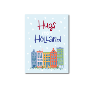Postcard Only Happy Things | Hugs from Holland
