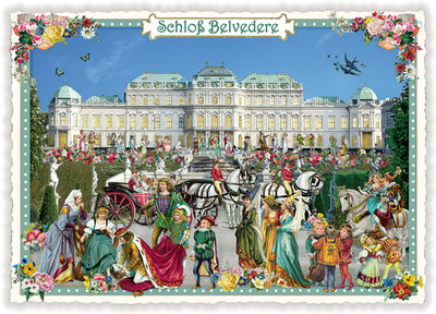 PK 603 Tausendschön Postcard | Wien - Schloß Belvedere