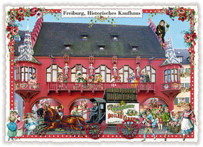 PK 242 Tausendschön Postcard | Freiburg, Historisches Kaufhaus 