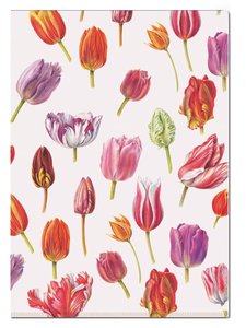 A4 Plastic File Folder: Collage of Tulips, Anita Walsmit Sachs