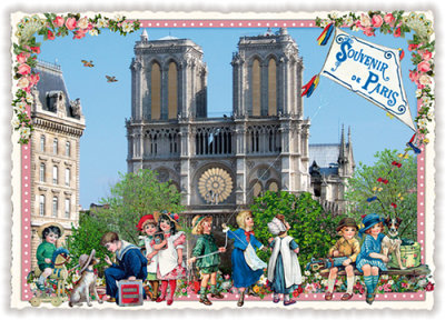 PK 597 Tausendschön Postcard | Paris - Notre Dame