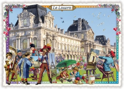 PK 268 Tausendschön Postcard | Paris, Le Louvre