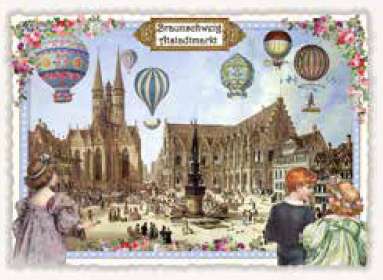 PK 785 Tausendschön Postcard | Braunschweig Allstadtmarkt