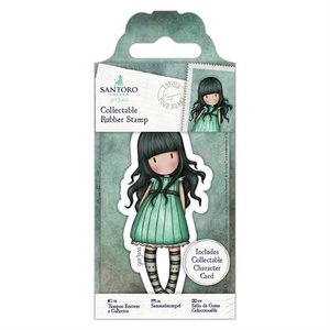 Gorjuss Collectable Mini Rubber Stamp - Santoro - No. 47 I Stole Your Heart