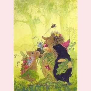 Postcard Daniela Drescher | Little Fairy's meadow party