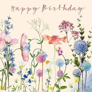 Sabina Comizzi Postcard | Happy Birthday (Flower meadow)