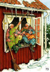 Inge Look Nr. 73 Postcard | Old Ladies Aunties 