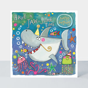 Rachel Ellen Designs Cards - Birthday Jaw Some Time Shark