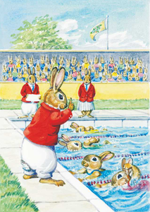 Postcard Audrey Tarrant | Rabbit Olympic Events