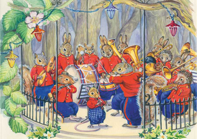 Postcard Audrey Tarrant | ‘Pip Squeak Joins The Band’