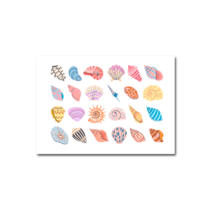Postcard Craft Only Happy Things | Shells