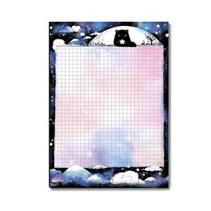 A5 Galaxy Cats Notepad - by TinyTami