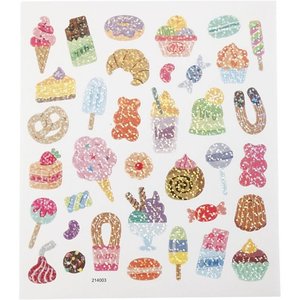 Seal Sticker with Glitter Foil | Candy