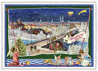 PK 68 Tausendschön Postcard | Weihnachtsgrüße aus München