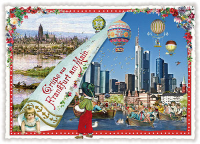 PK 240 Tausendschön Postcard | Frankfurt Skyline