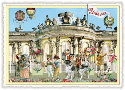 PK 120 Tausendschön Postcard | Potsdam, Schloss Sanssouci 