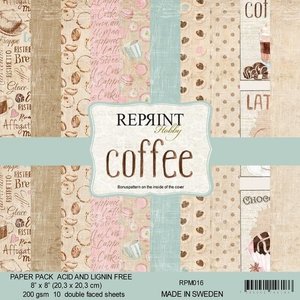 Reprint Coffee Collection 8x8 Inch Paper Pack (RPM016)