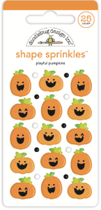 Doodlebug Design Playful Pumpkins Shape Sprinkles (7411)