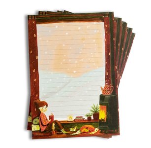 Cosy Winter A5 Notepad - by Esther Bennink