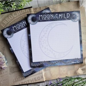 Moon Child Notepad - by Autumn Hex