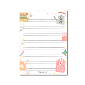 A5 Spring Life Notepad - Double Sided
