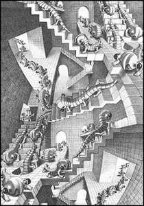Museum Cards Postcard | M.C. Escher, House of Stairs
