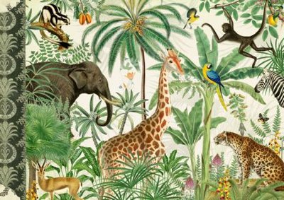Geïllustreerd notebook Gwenaëlle Trolez Créations - Le monde animal