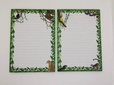 A5 Notepad Jungle - by StationeryParlor