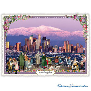 PK 1014 Tausendschön Postcard | USA - Los Angeles, Skyline