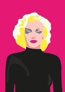 Pop Art Postcard | Marilyn Monroe