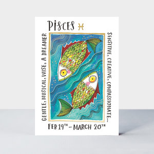 Rachel Ellen Designs Cards - Zodiac - Pisces