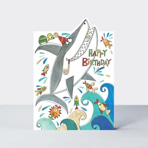 Rachel Ellen Designs Cards - Cherry on Top - Happy Birthday Shark