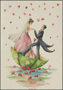 Nina Chen Double Card | Wedding Couple