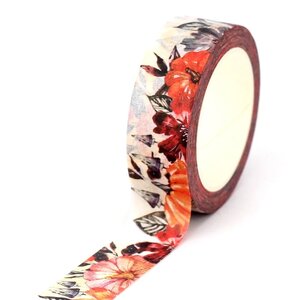 Washi Tape | Pumpkins and Flowers Leaves Halloween