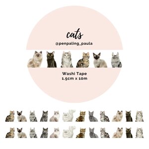 Washi Tape Cats by Penpaling Paula