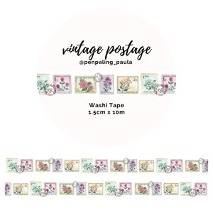 Washi Tape Vintage Postage by Penpaling Paula