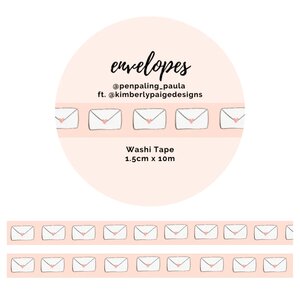Washi Tape Envelopes by Penpaling Paula