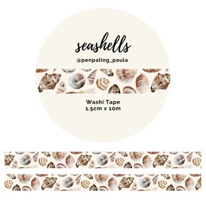 Washi Tape Seashells by Penpaling Paula