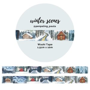 Washi Tape Winter Scenes by Penpaling Paula