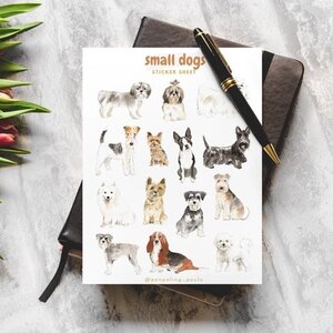 Small Dogs Sticker Sheet by Penpaling Paula