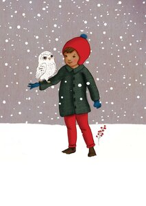 Postcard Belle and Boo | Snow Owl