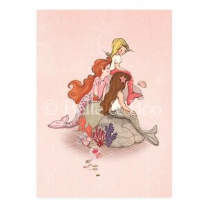 Postcard Belle and Boo | Mermaid Rock