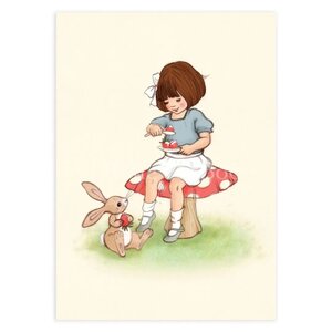 Postcard Belle and Boo | Strawberries and Cream