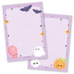 A5 Halloween Notepad - Double Sided - Spooky Halloween
