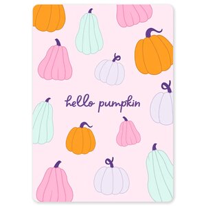 Postcard Hello Pumpkin - by LittleLeftyLou 