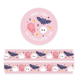 Halloween Pink Washi Tape - Little Lefty Lou 